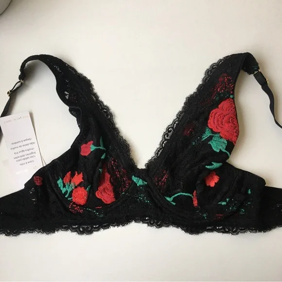 Lingerie set floral embroidered - Picture 6 of 13